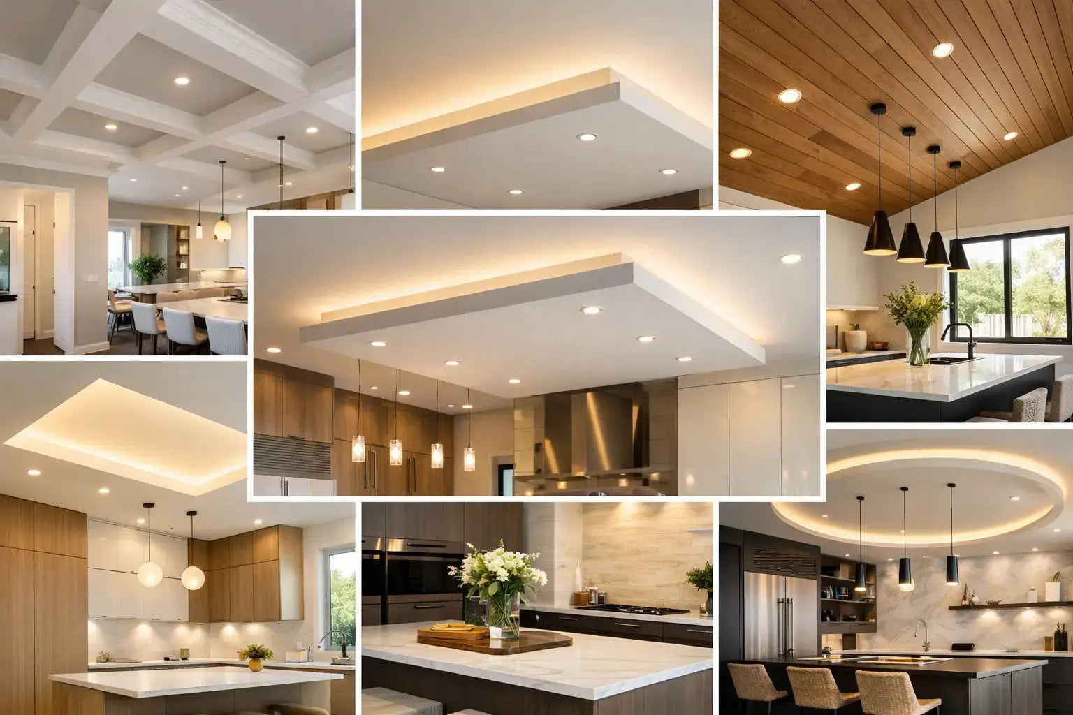 12 Modern Kitchen Ceiling Ideas to Try