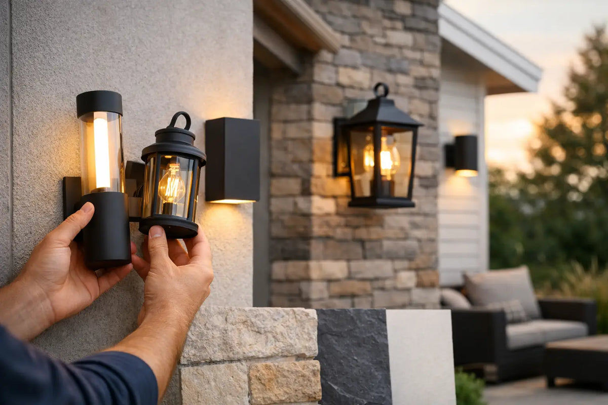 How to Choose Exterior Wall Sconces Well