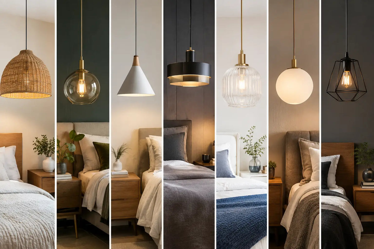 7 Best Pendant Lights for Bedrooms by Style
