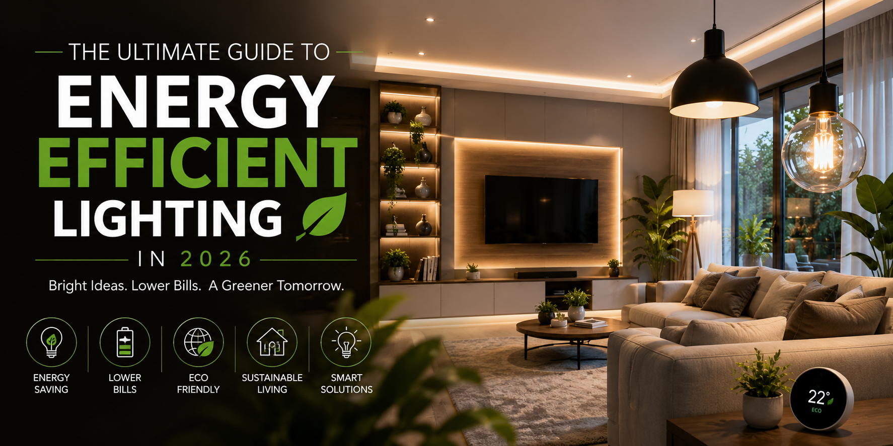 The Ultimate Guide to Energy Efficient Lighting in 2026