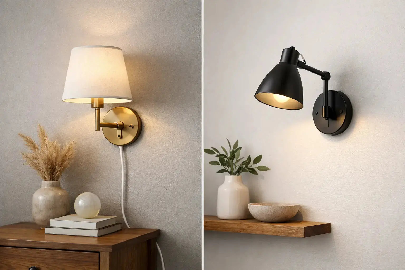 Plug In Versus Hardwired Sconces Compared