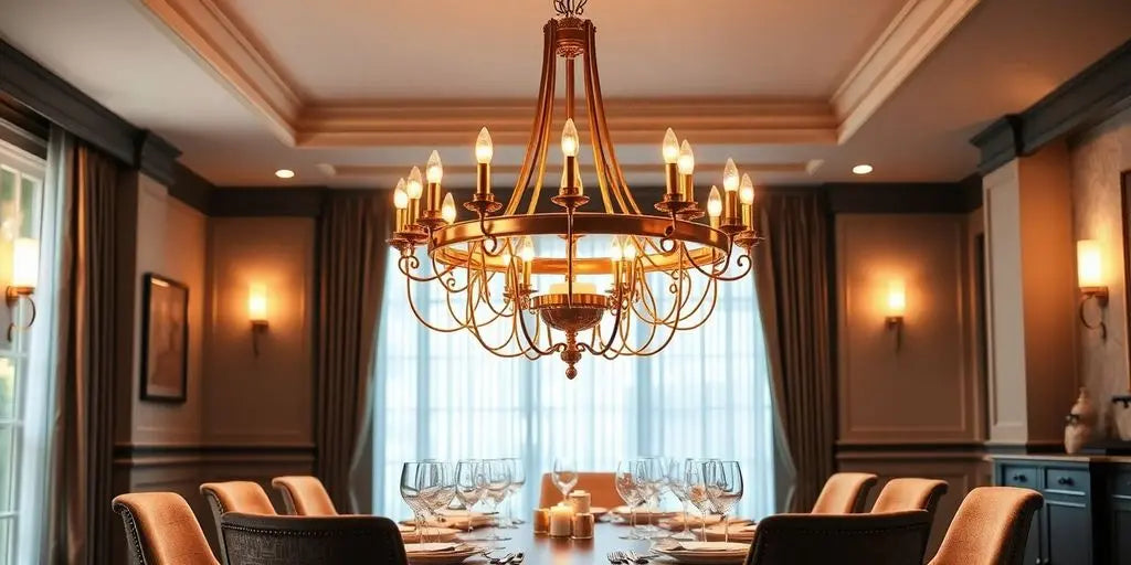 Illuminate Your Space: The Allure of Brass Dining Room Chandeliers for