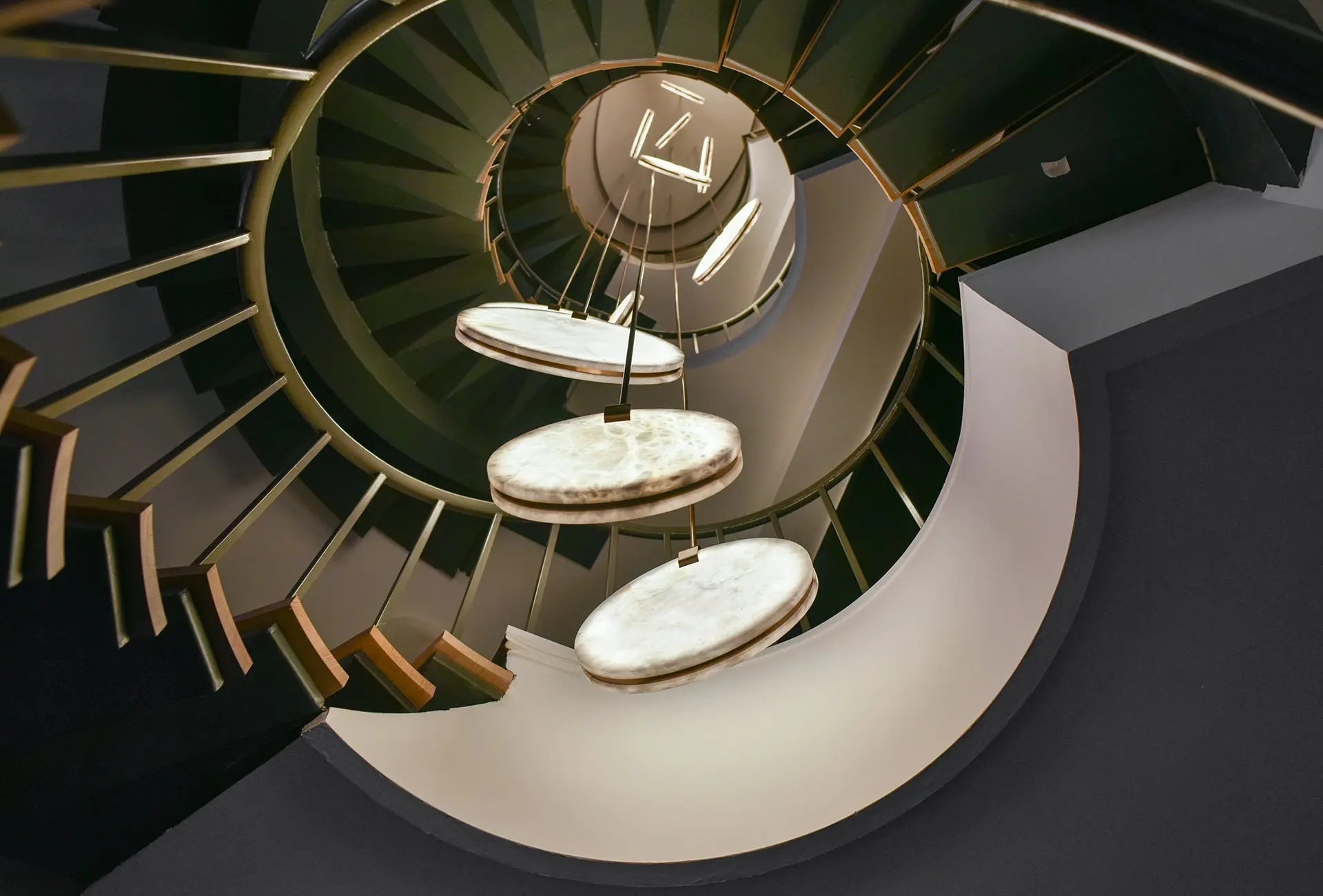 Alabaster Disc Pendant Light ChandeliersLife®