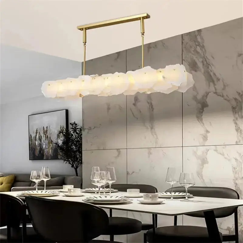 Alabaster Modern Snowflake Chandelier ChandeliersLife®