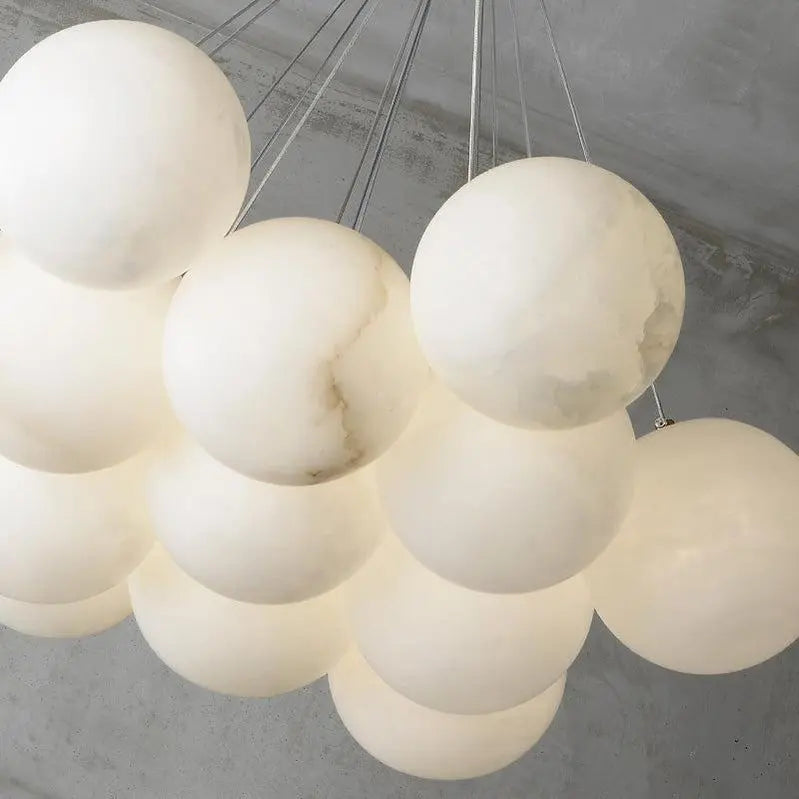 Modern Pearl Alabaster Ball Pendant Light ChandeliersLife®