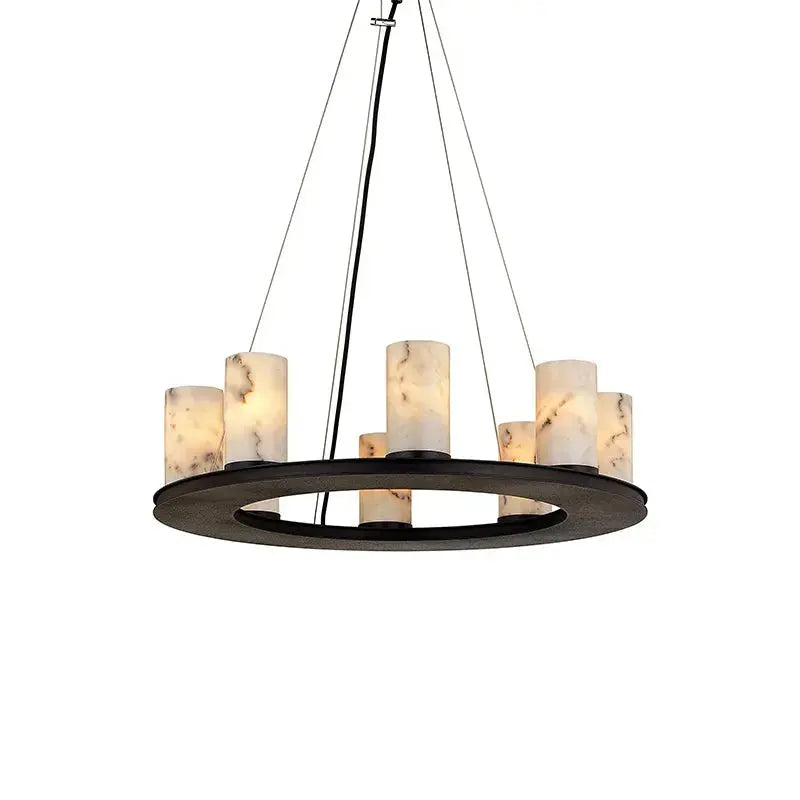 Rustic Chandelier Industrial Marble Black ChandeliersLife®