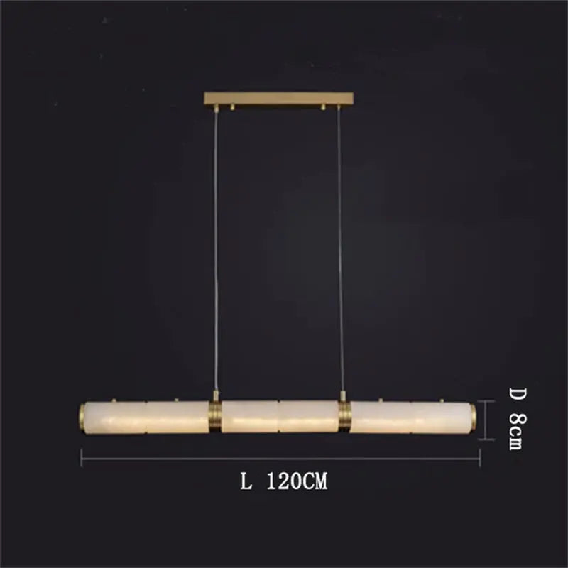 Linear Alabaster Chandelier ChandeliersLife®