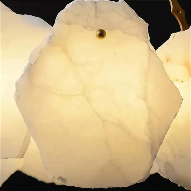 Modern Snowflake Round Marble Chandelier ChandeliersLife®