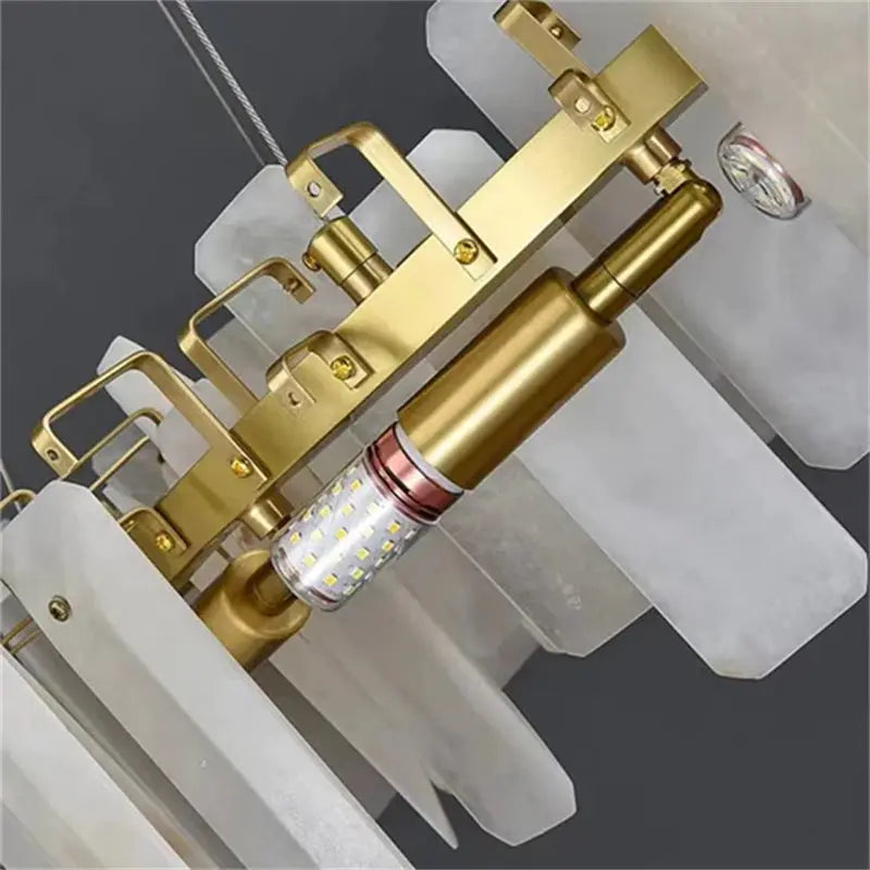 Alabaster Round Pendant Chandelier ChandeliersLife®