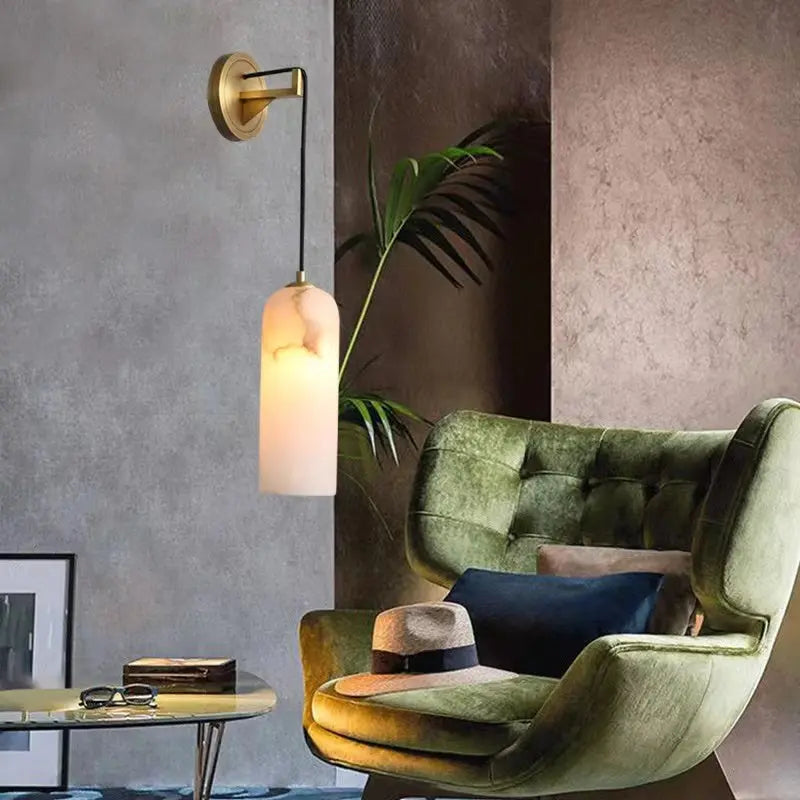 Petra Modern Alabaster Wall Sconce ChandeliersLife®