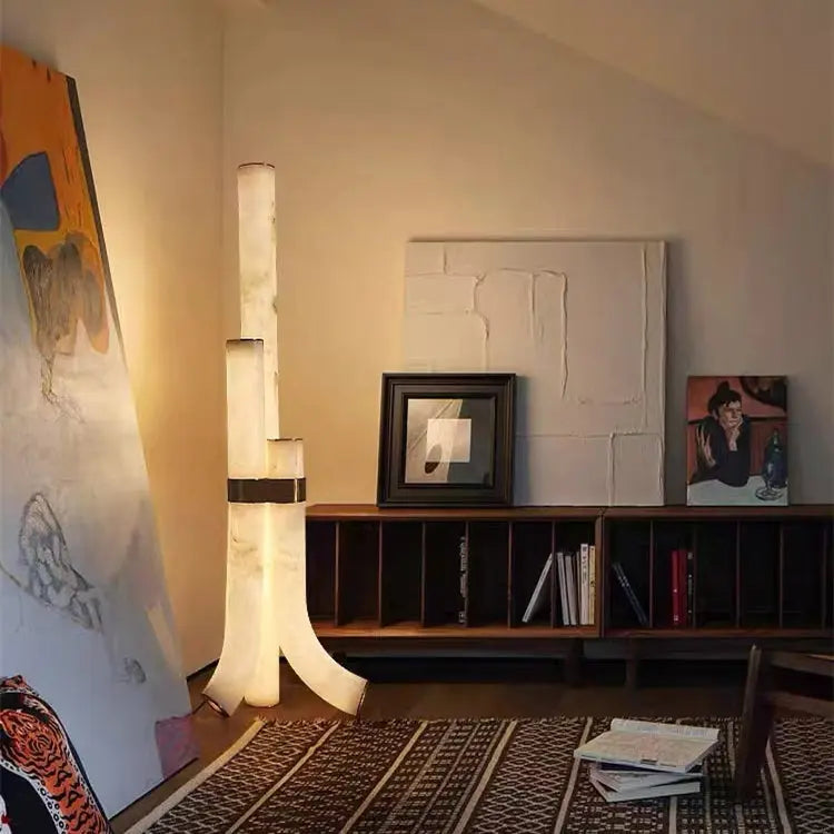 Nova Alabaster Floor Lamp ChandeliersLife®