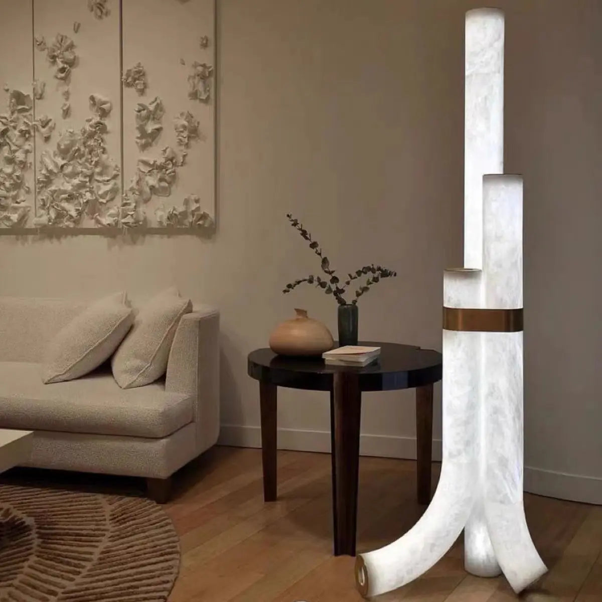 Nova Alabaster Floor Lamp ChandeliersLife®