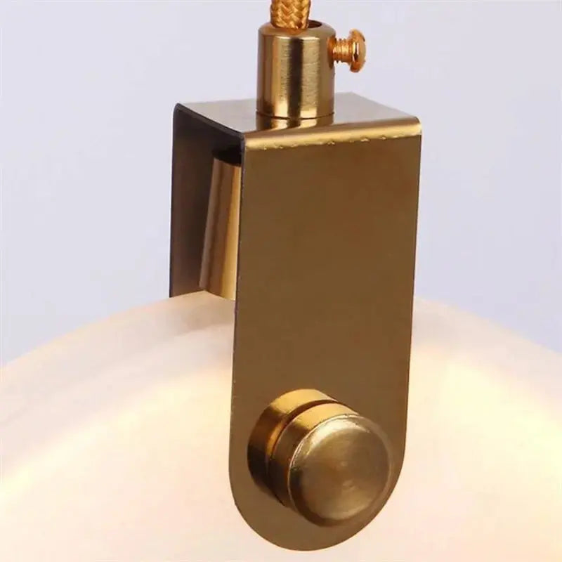 Modern Discs Long Staircase Alabaster Chandelier ChandeliersLife®