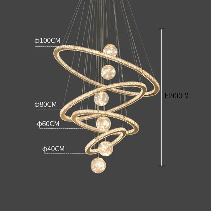 Pendant Modern Crystal Ring Chandelier ChandeliersLife®