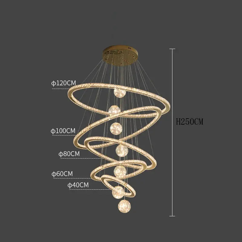 Pendant Modern Crystal Ring Chandelier ChandeliersLife®