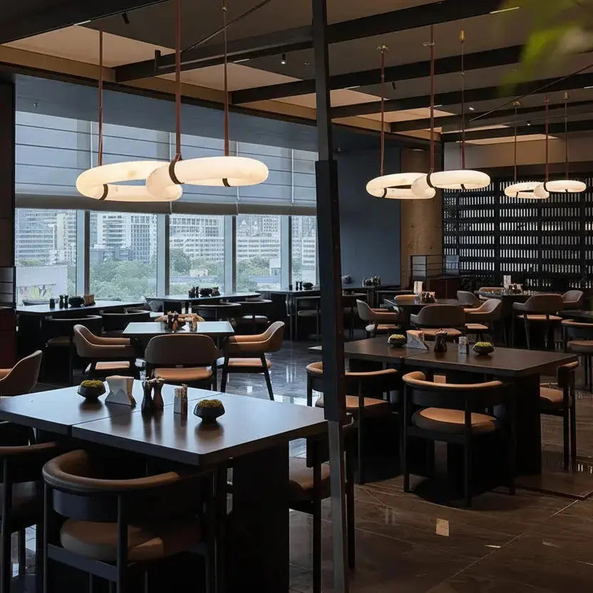 Contemporary Nordic Alabaster Designer Chandelier ChandeliersLife®