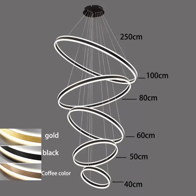 Large Modern Ring Chandelier ChandeliersLife®