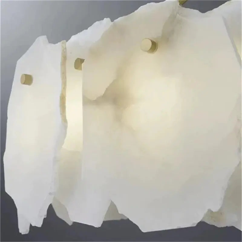 Marble Modern Snowflake Round Chandelier ChandeliersLife®