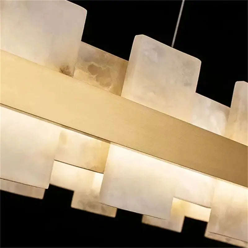 Modern Round Marble Chandelier ChandeliersLife®