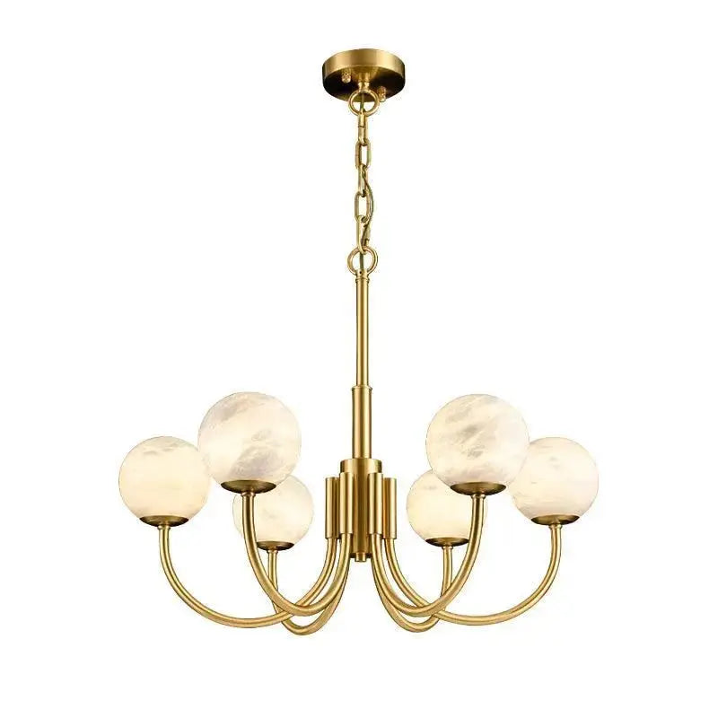 Modern Brass Marble Chandelier ChandeliersLife®