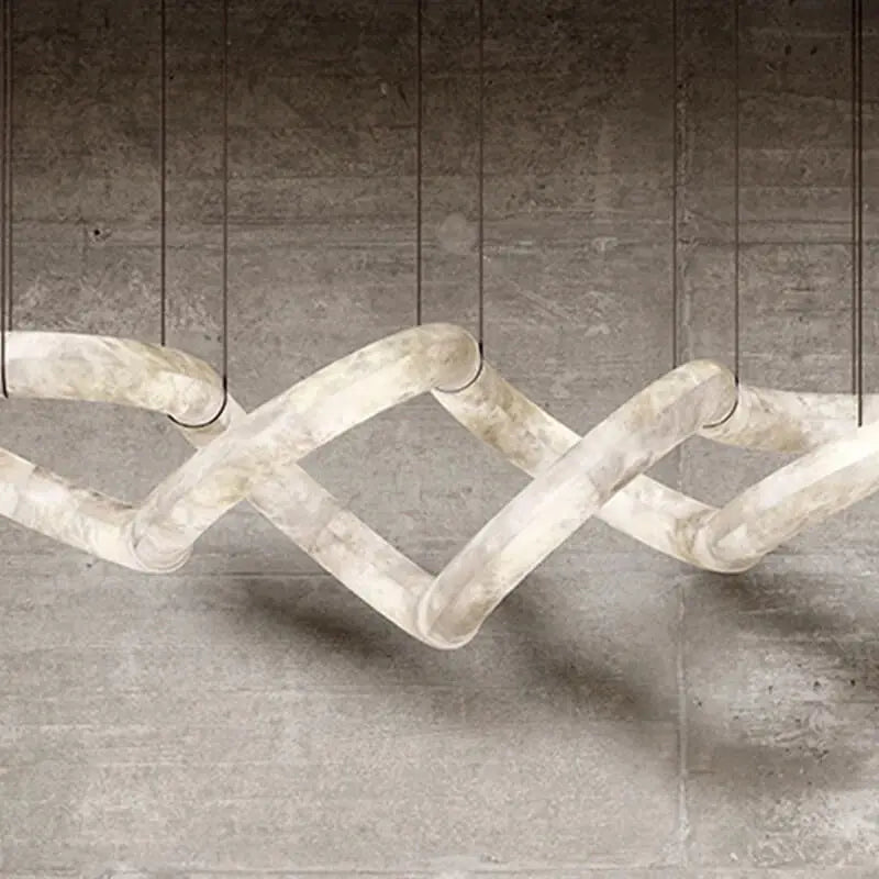 Designer Symmetrical Alabaster Pendant Chandelier ChandeliersLife®