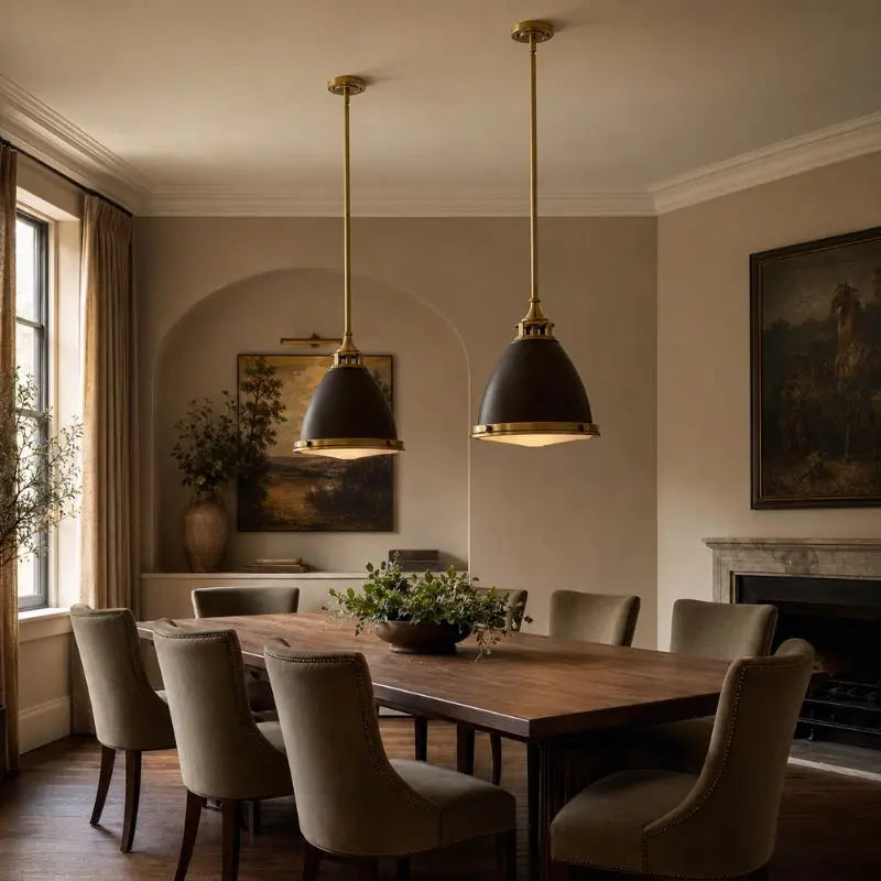 Elstead Amelia Pendant in Buckeye Bronze/Restoration Bronze