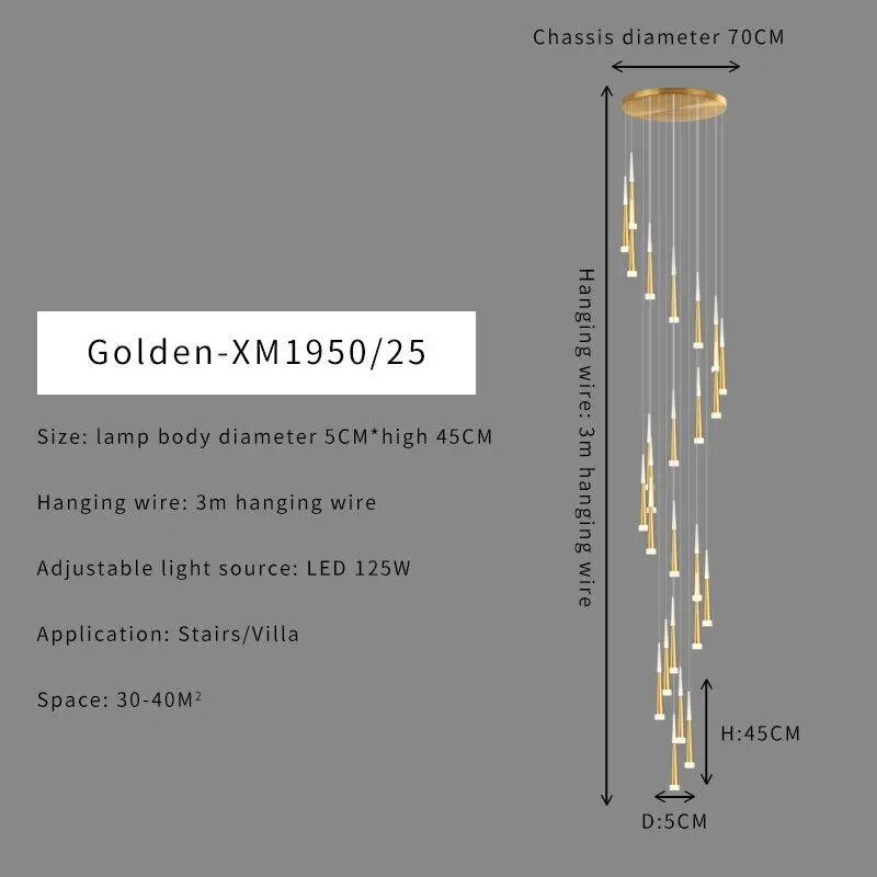 Duplex Stair Chandelier ChandeliersLife®