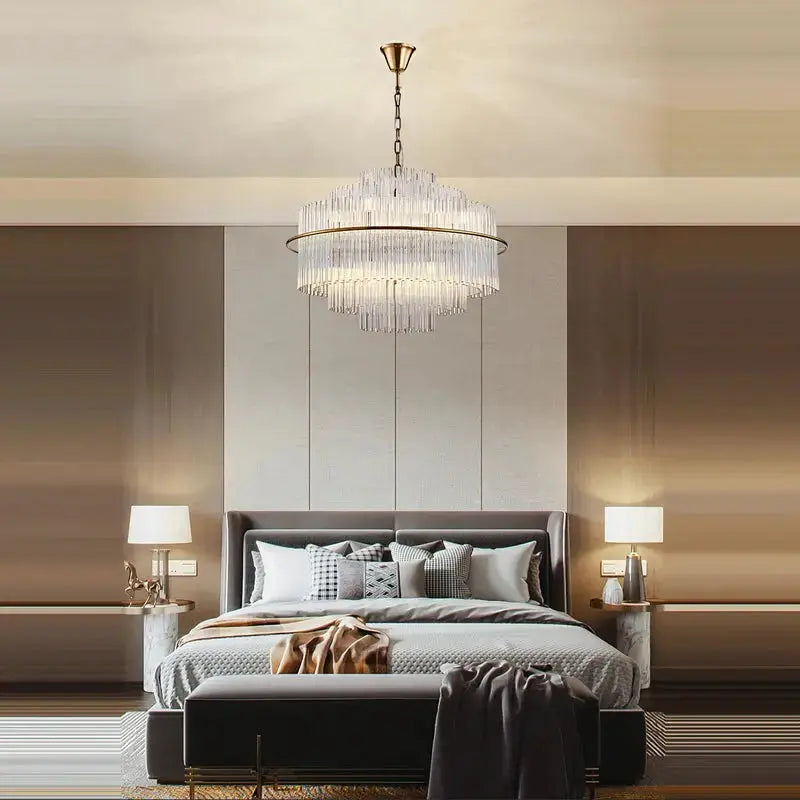 Crystal Designer Oval Round Chandelier ChandeliersLife®