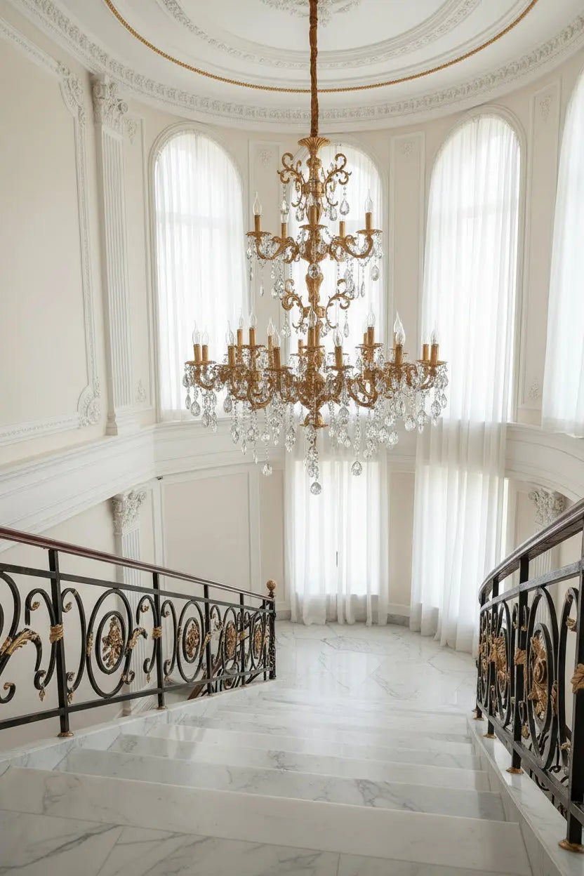 Luxurious Crystal 3 Tiers Chandelier ChandeliersLife®