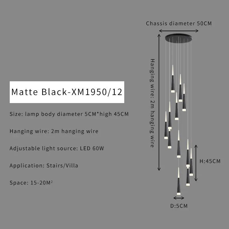 Duplex Stair Chandelier ChandeliersLife®