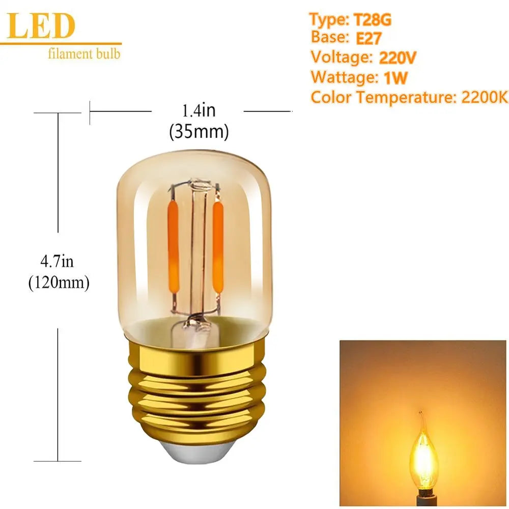 Retro LED Spiral Filament Light Bulb ChandeliersLife®