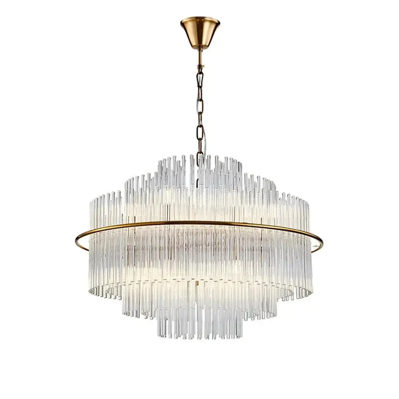 Crystal Designer Oval Round Chandelier ChandeliersLife®