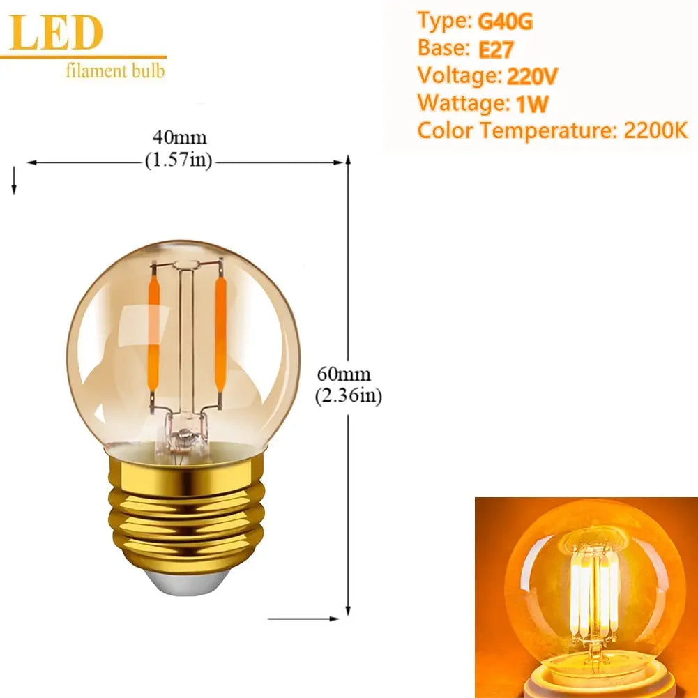 Retro LED Spiral Filament Light Bulb ChandeliersLife®