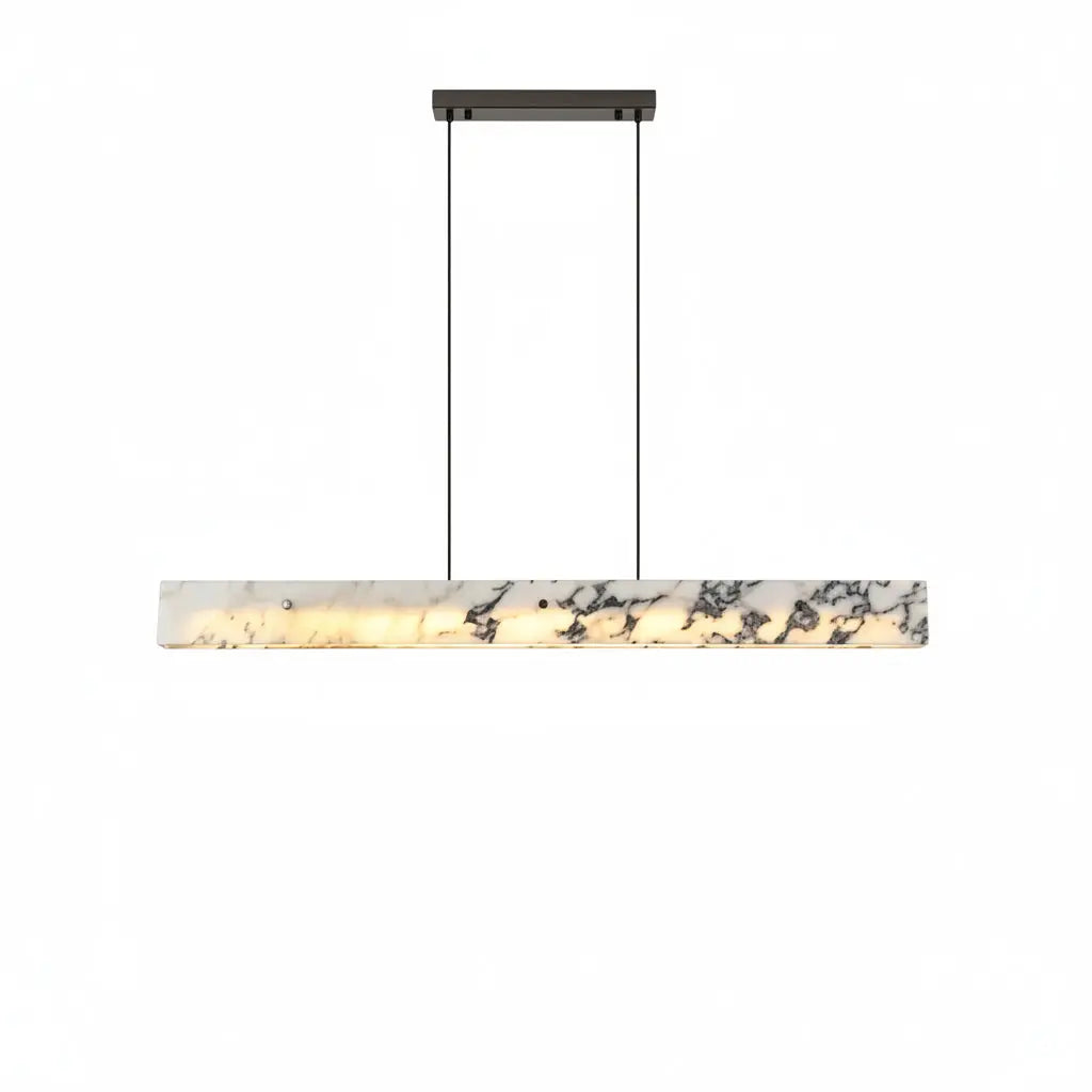 Long Strip Natural Marble Chandelier ChandeliersLife®