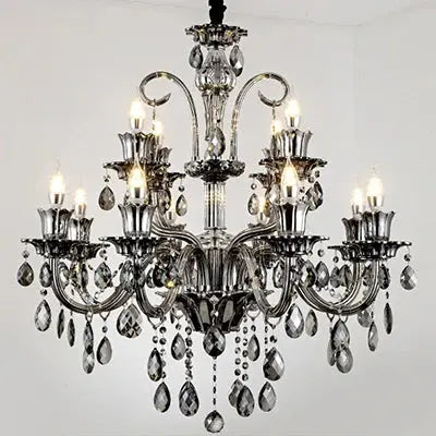 Modern Candle Large Crystal Chandelier ChandeliersLife®
