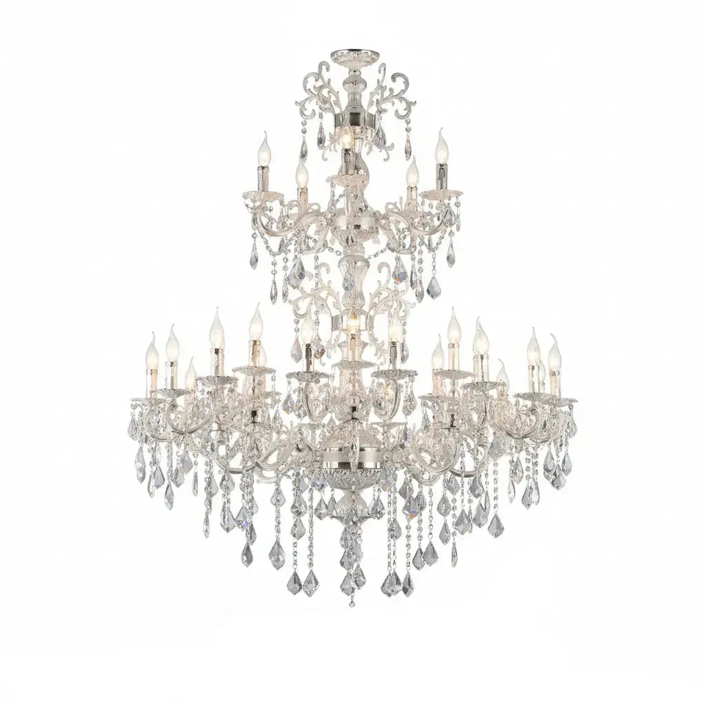 Luxurious Crystal 3 Tiers Chandelier ChandeliersLife®