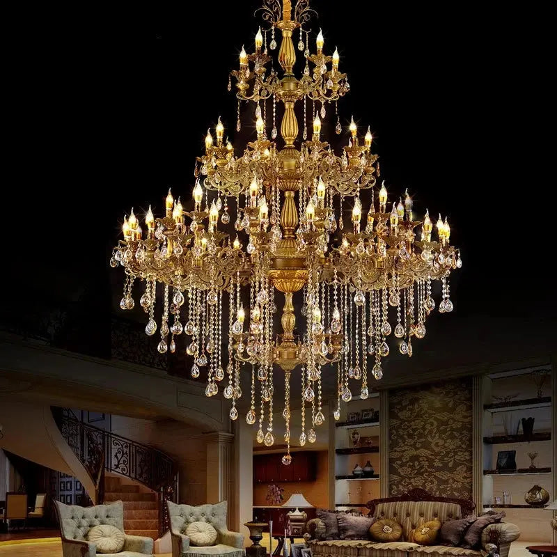 Luxurious Huge Crystal Chandelier ChandeliersLife®