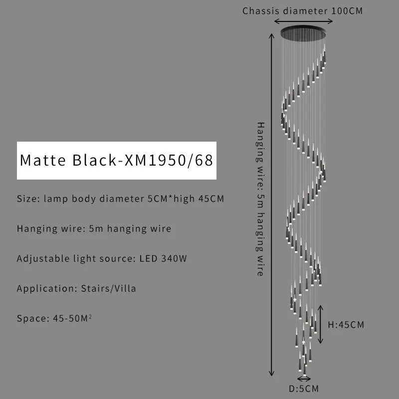 Duplex Stair Chandelier ChandeliersLife®