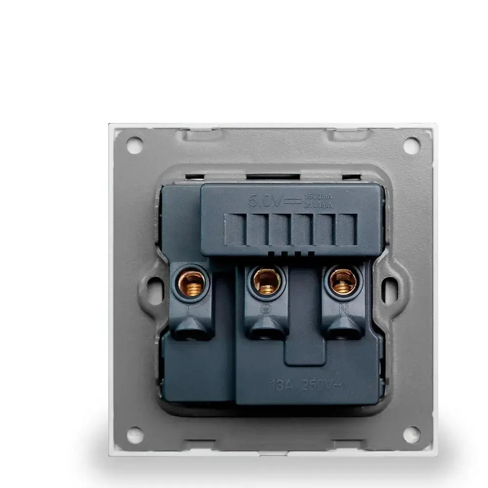 Dual USB Charger Electric Plug Wall Type C Power Socket ChandeliersLife®