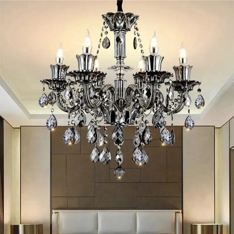 Modern Candle Large Crystal Chandelier ChandeliersLife®
