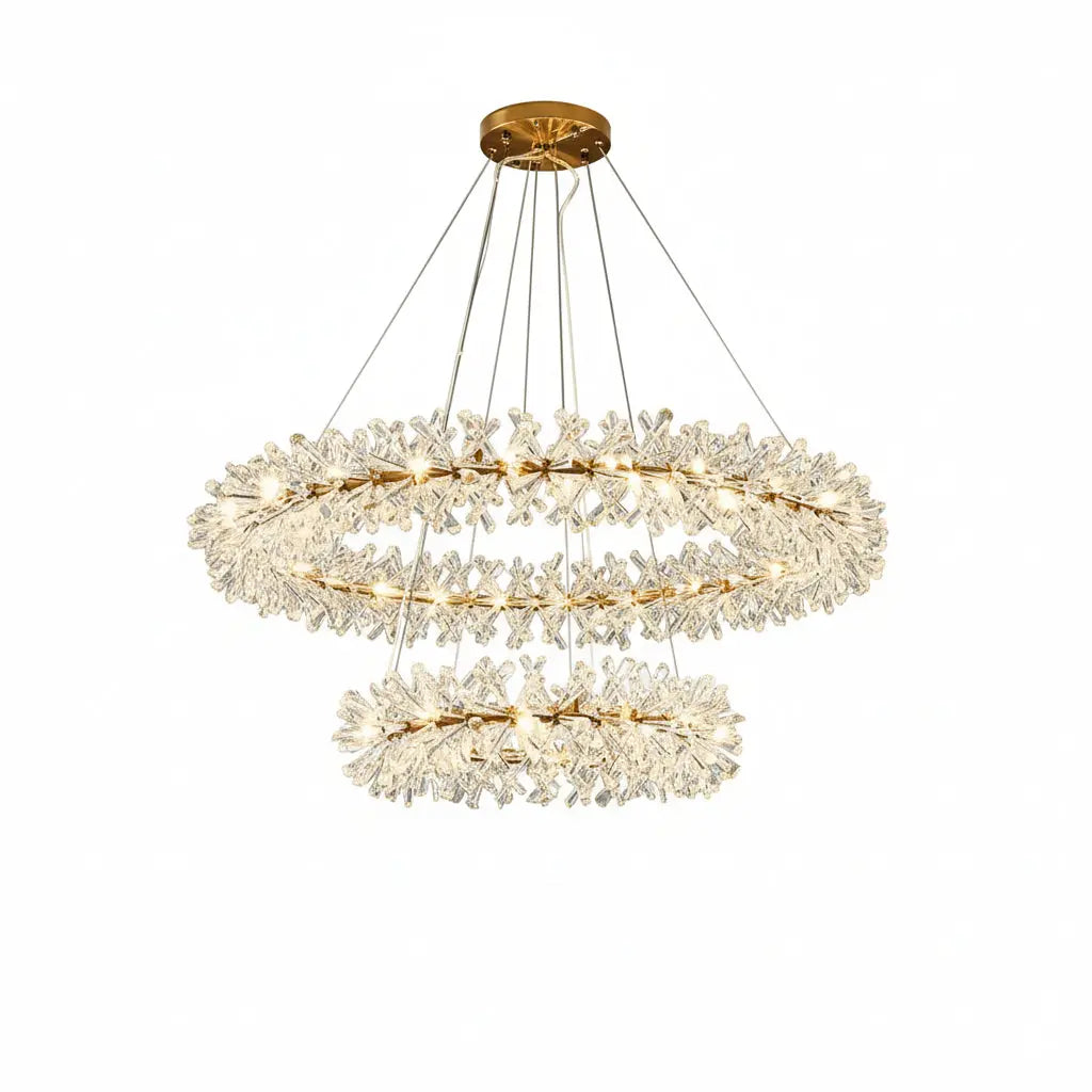 Modern Crystal Flower Pendant Chandelier ChandeliersLife®