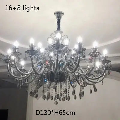 Modern Candle Large Crystal Chandelier ChandeliersLife®