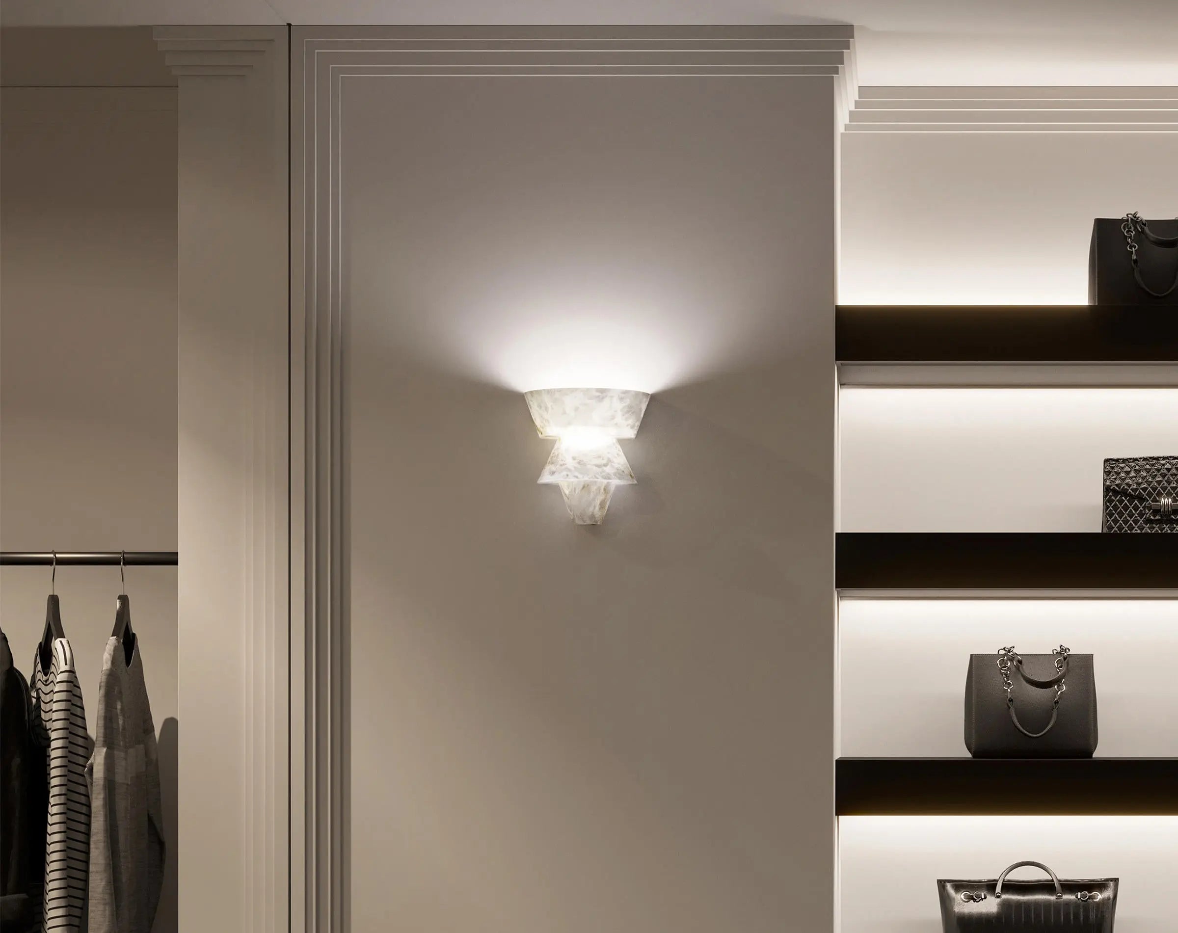 Suri Alabaster Wall Sconce ChandeliersLife®