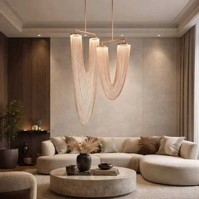 LED Retro Iron Chain LED Chandelier ChandeliersLife®