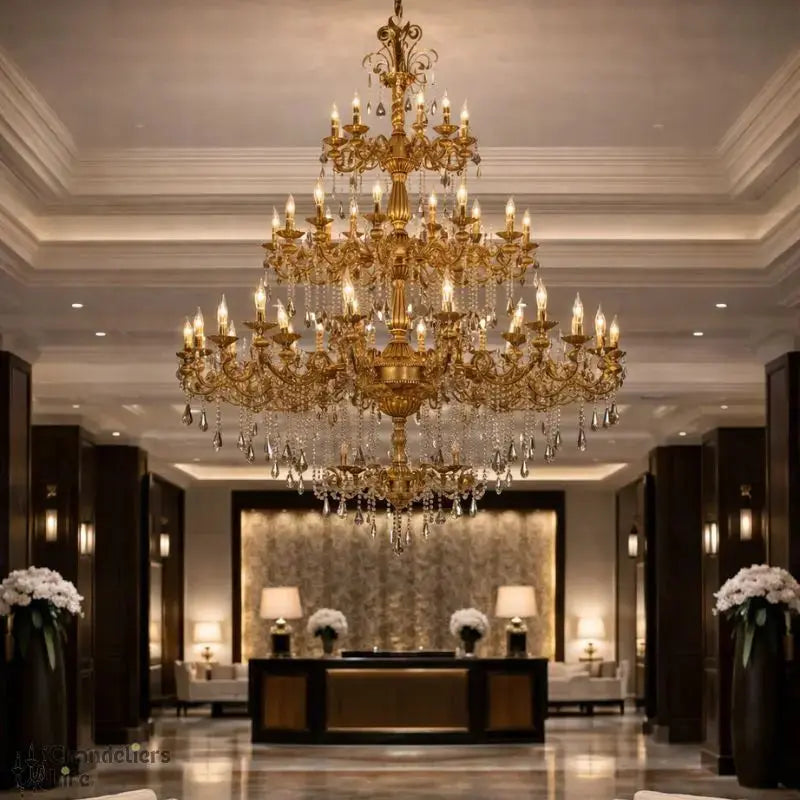Luxurious Huge Crystal Chandelier ChandeliersLife®
