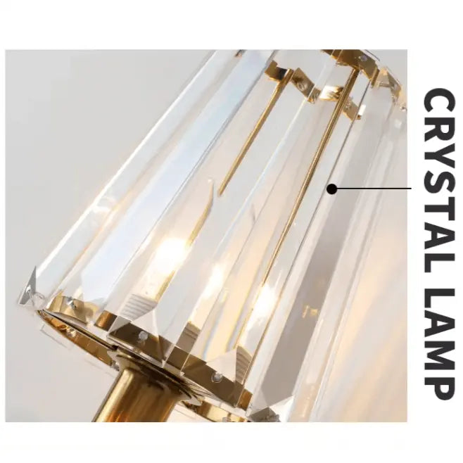Modern Brass Crystal Wall Fixture ChandeliersLife®