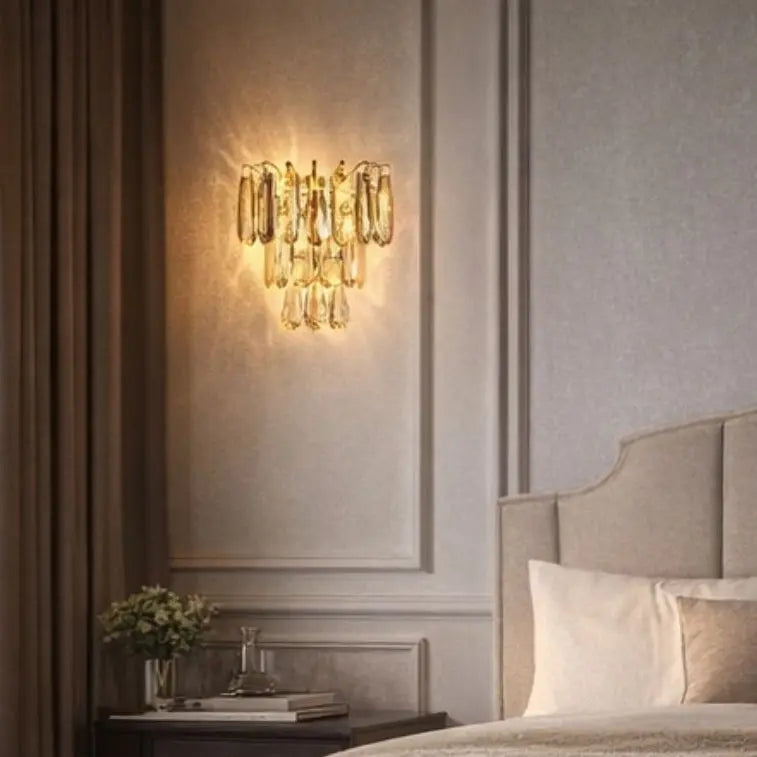 Modern Gold Crystal Wall Lights ChandeliersLife®
