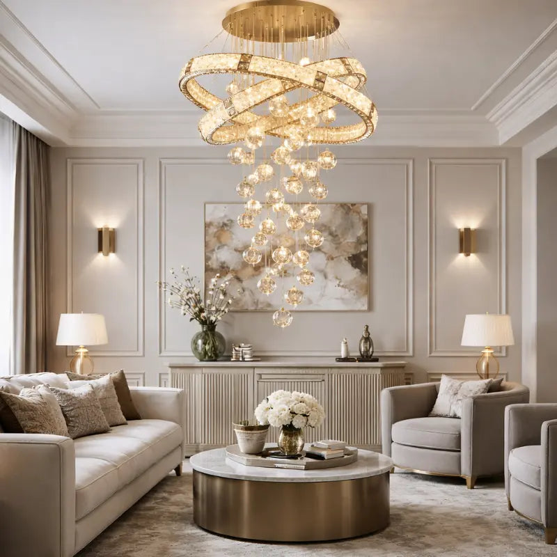 Modern Home Decor Led Staircase Chandeliers ChandeliersLife®