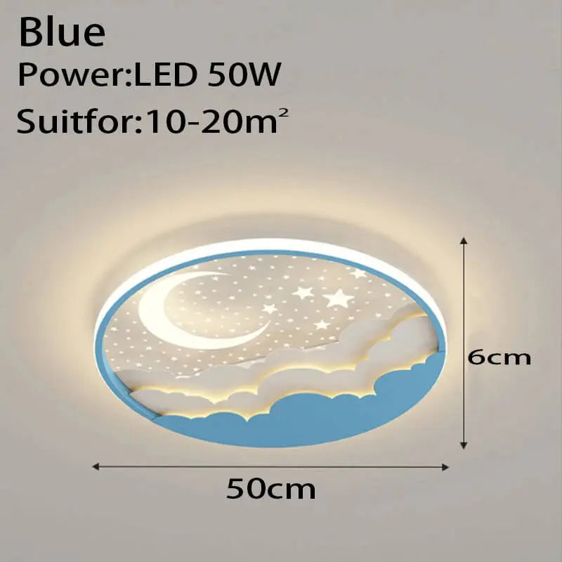 Round Modern Led Ceiling Children Chandelier ChandeliersLife®