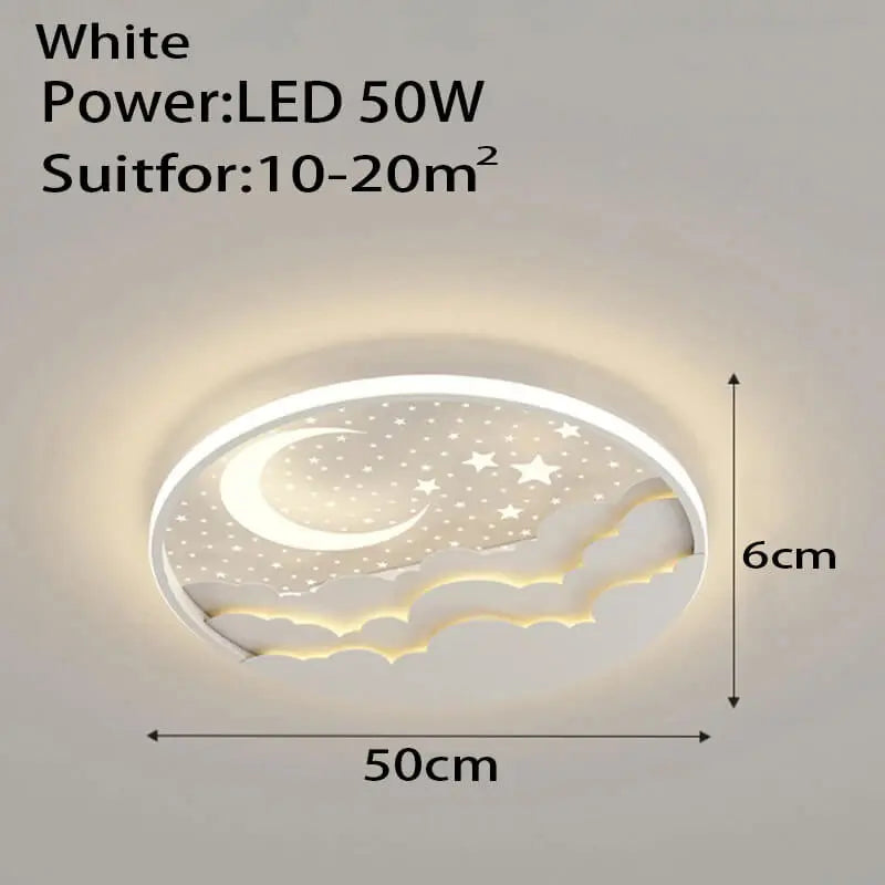 Round Modern Led Ceiling Children Chandelier ChandeliersLife®